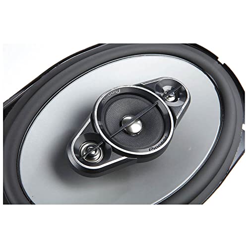 PIONEER TS-A692F, 4-Way Car Audio Speakers, Full Range, Clear Sound Quality, Easy Installation and Enhanced Bass Response, 6 x9” Speakers, Gray PIONEER TS-A692F, 4-Way Car Audio Speakers, Full Range, Clear Sound Quality, Easy Installation and Enhanced Bass Response, 6 x9” Speakers, Gray